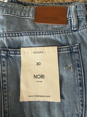 Hidden Nori Wide Leg Jeans - Light Blue